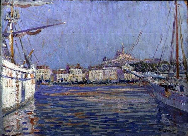 Starý přístav, Marseille od Paul Mathieu