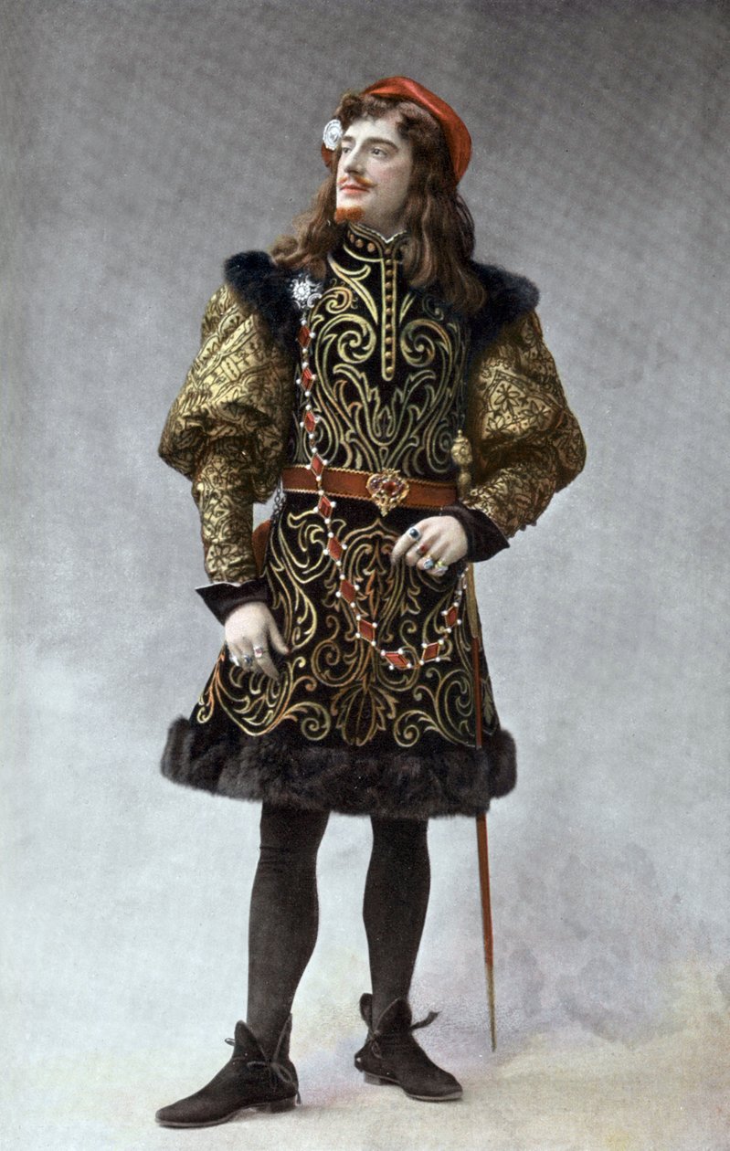 Francouzský komik Jean Perier (1869-1954) jako Giorgio d