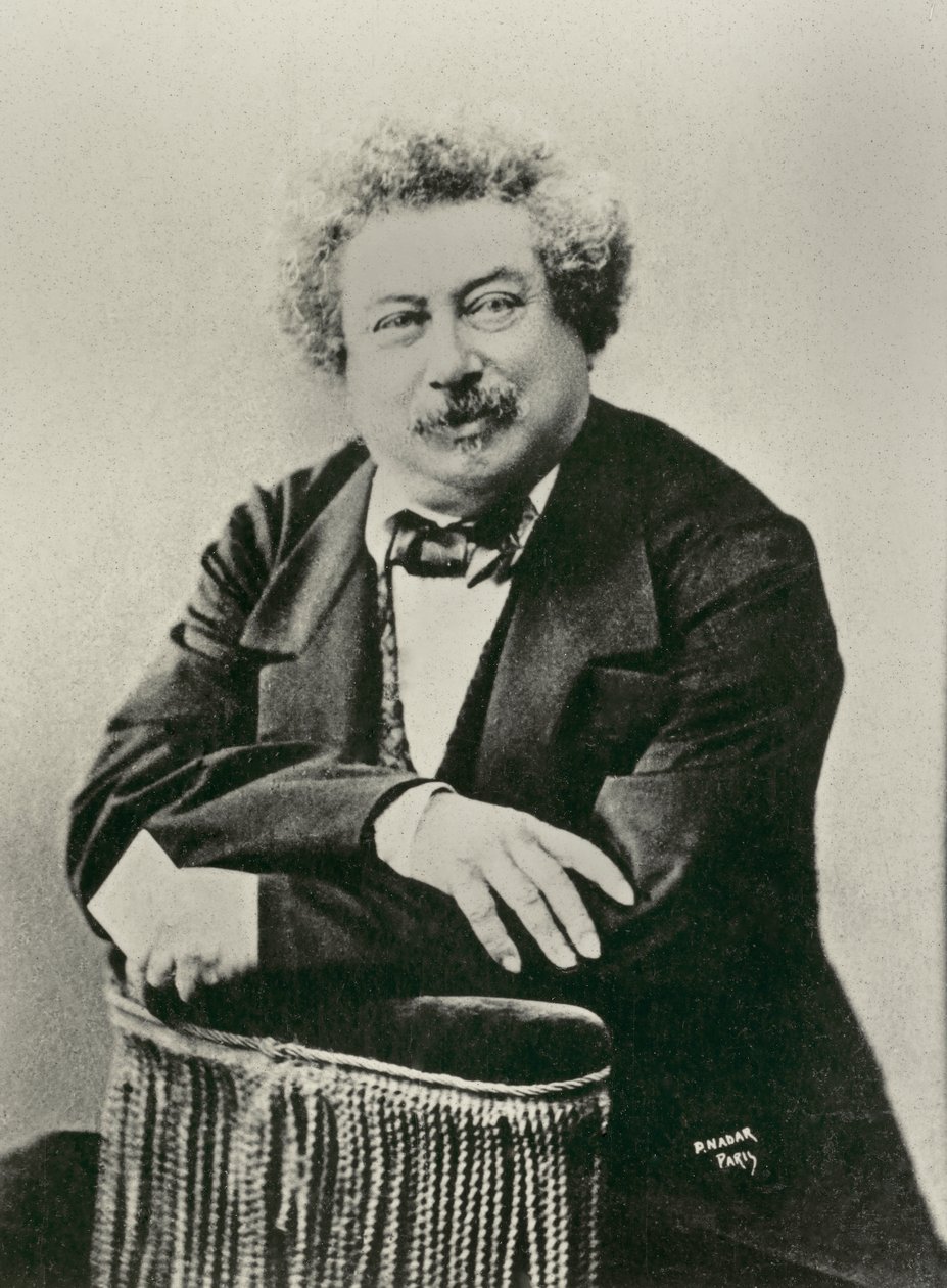 Portrét Alexandre Dumas Père (foto) od Paul Nadar