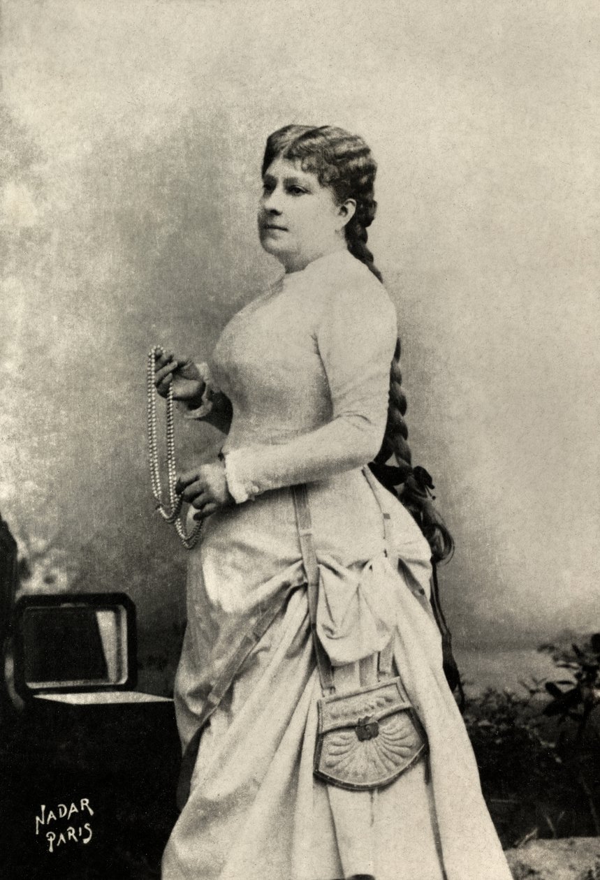 Portrét Marie felix , Miolan , Carvalho (foto) od Paul Nadar