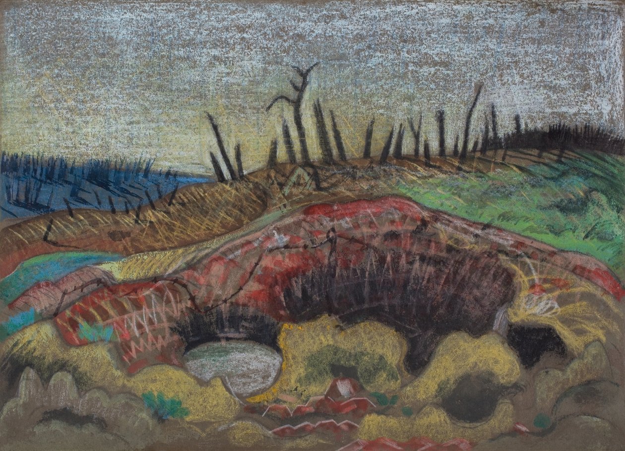 Farma, Wytschaete od Paul Nash