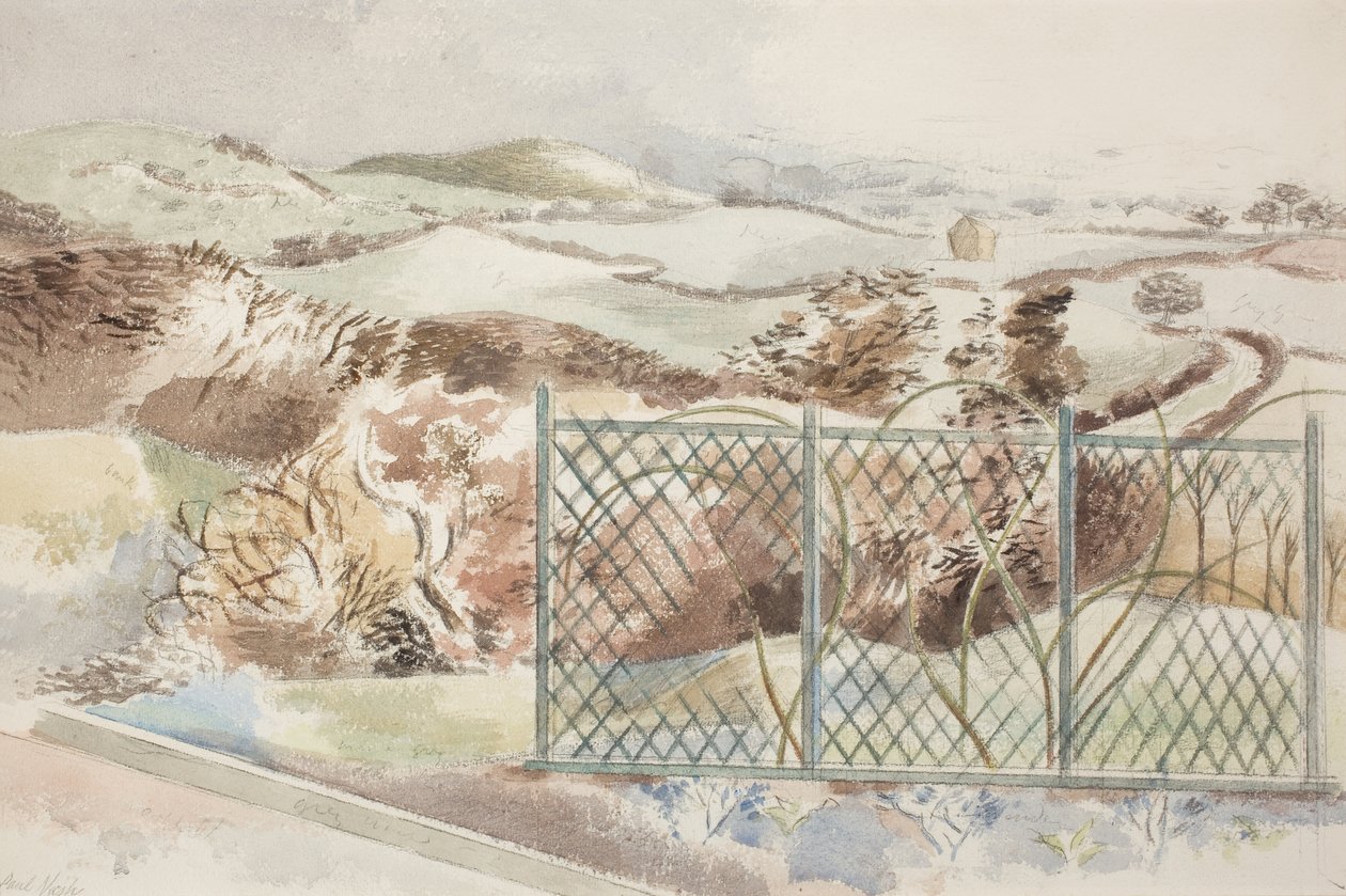 Soukromý svět (fotografie vytištěná na polomatném papíře Kodak Veribrom) od Paul Nash