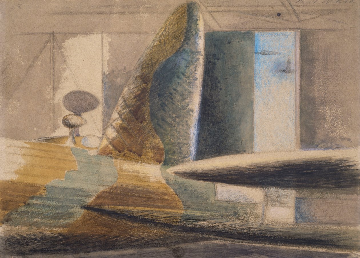 Bomber Lair, Egg a Finn od Paul Nash