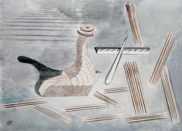 Komentář k Ledě od Paul Nash