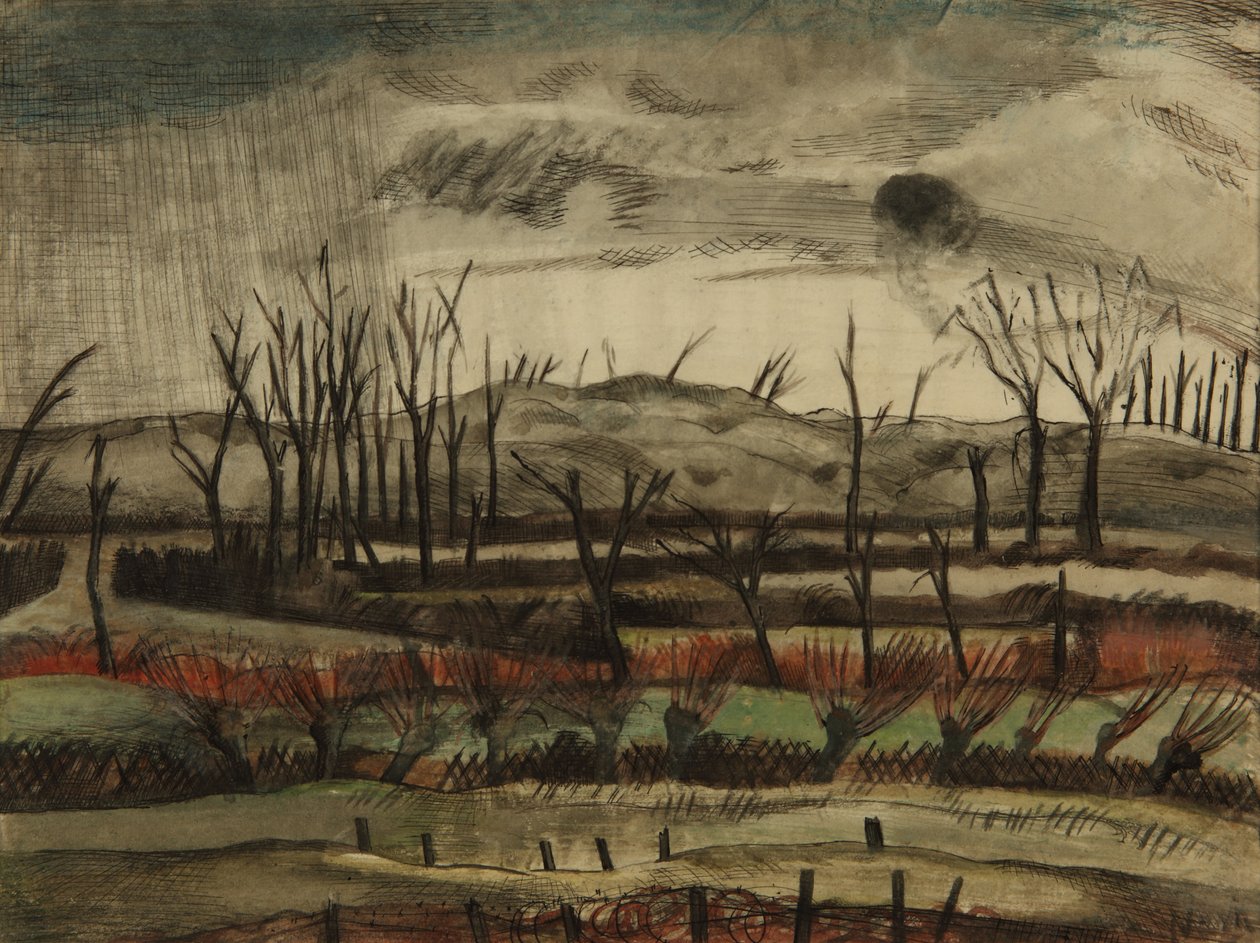 Pustá krajina, Ypres výběžek od Paul Nash