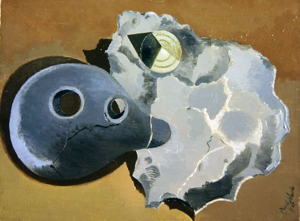 Setkání dvou objektů od Paul Nash