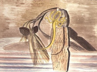 Objekty na píscích od Paul Nash