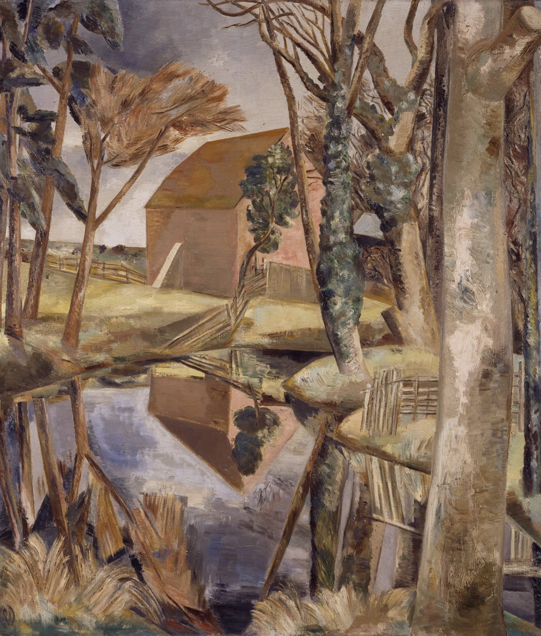 Rybník Oxenbridge od Paul Nash