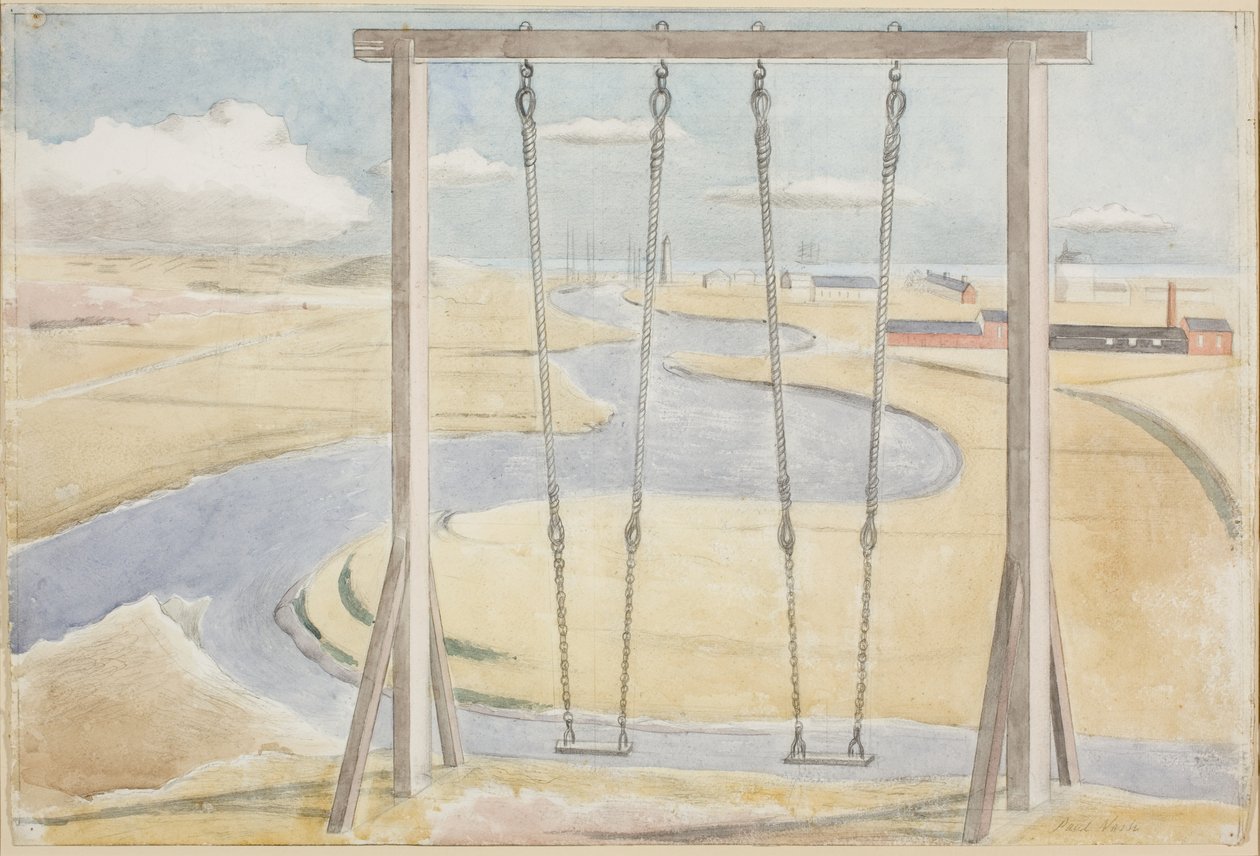 Řeka od Paul Nash