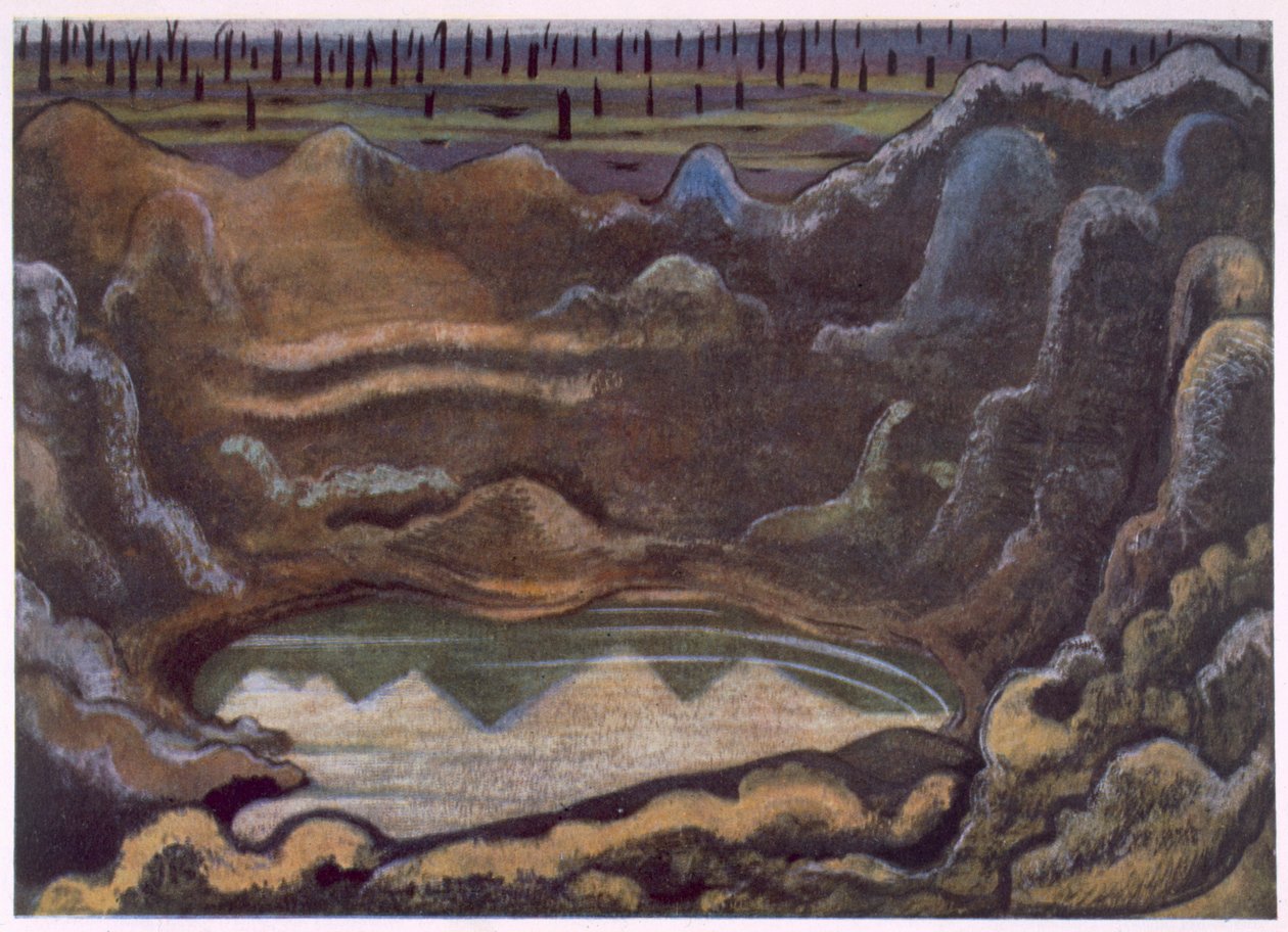 The Caterpillar Crater, od britských umělců na frontě, pokračování západní fronty, část třetí, Paul Nash od Paul Nash