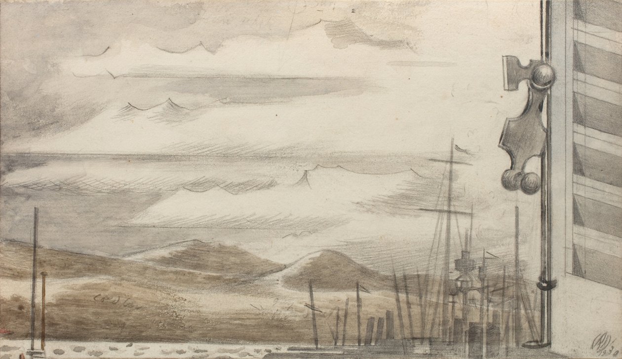 Flotila v Toulonu č. 1 od Paul Nash