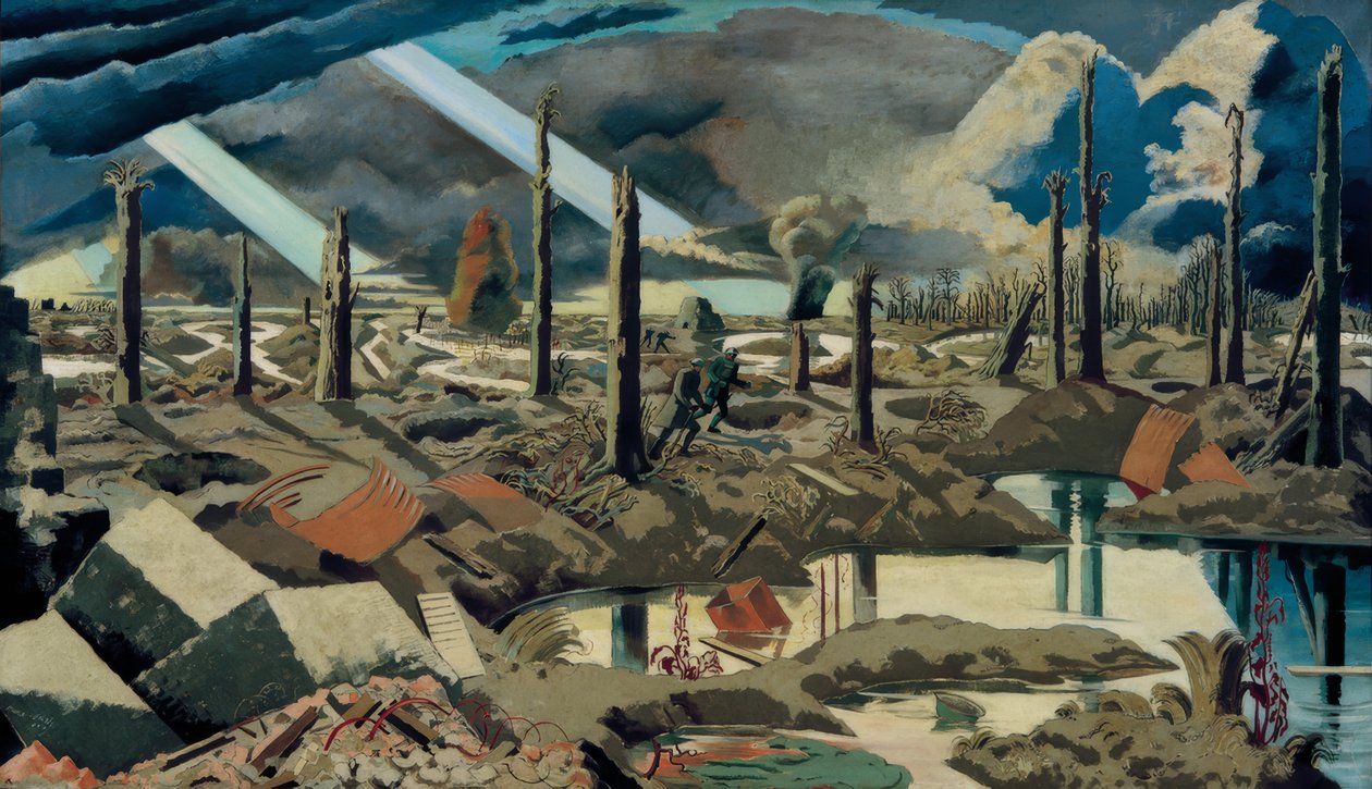 Meninská cesta od Paul Nash