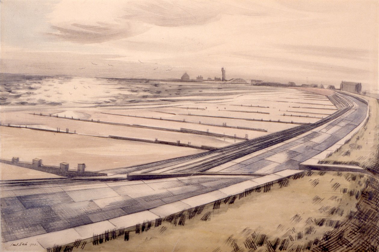 The Shore, Dymchurch, Kent od Paul Nash