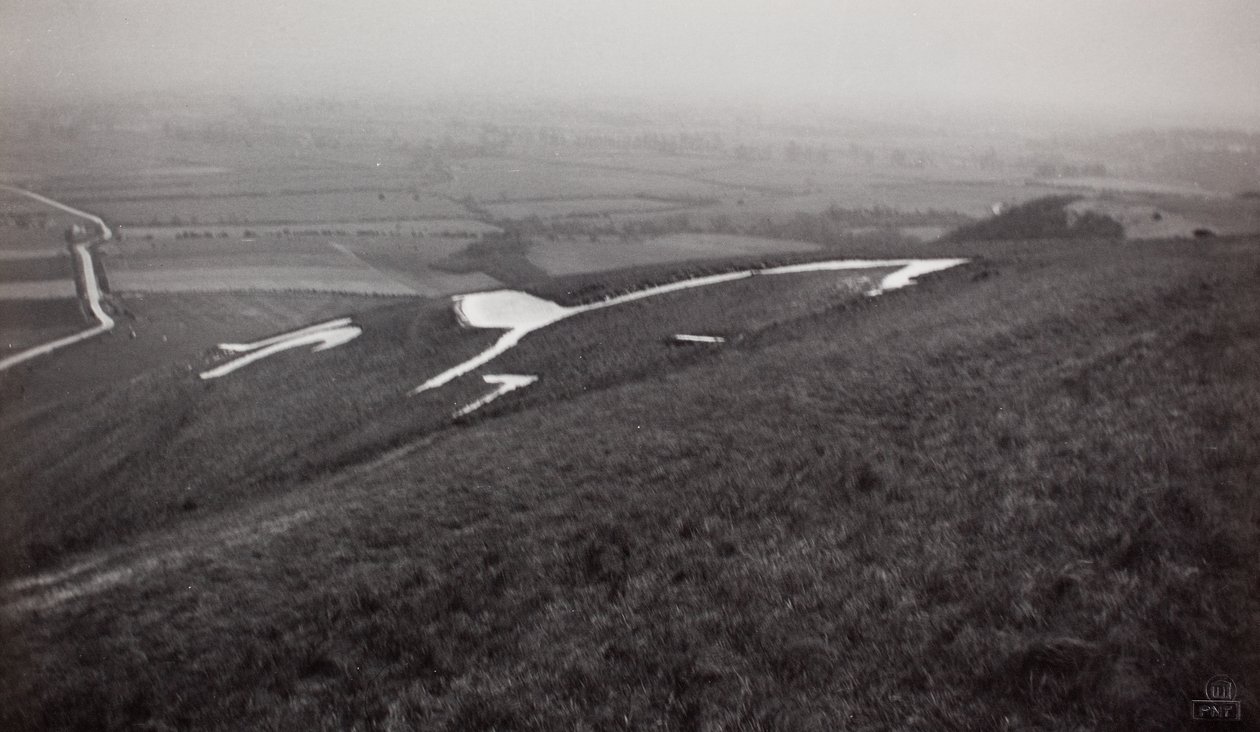 The White Horse, Uffington, Berkshire od Paul Nash