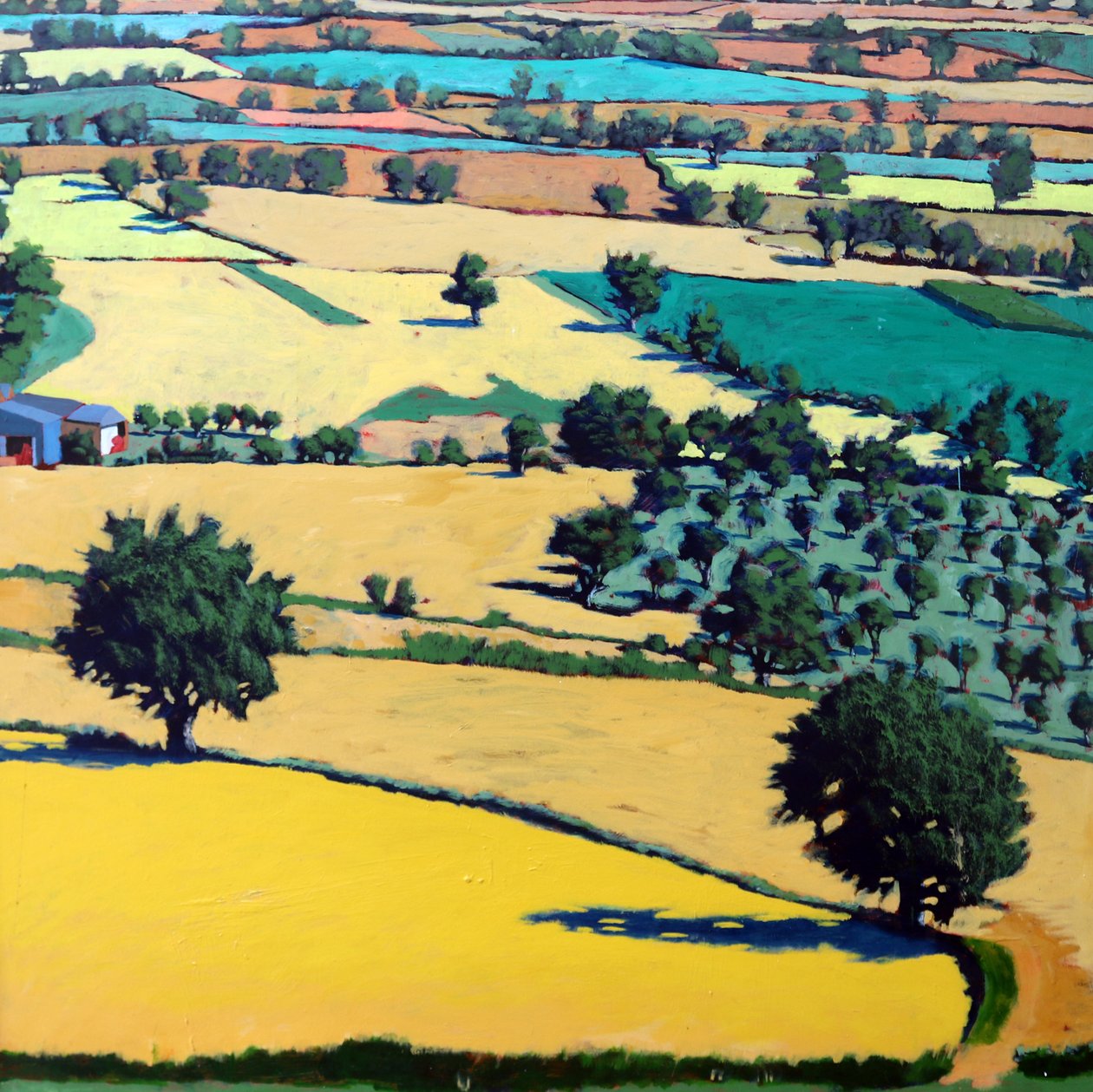 Chase end (akryl na desce) od Paul Powis