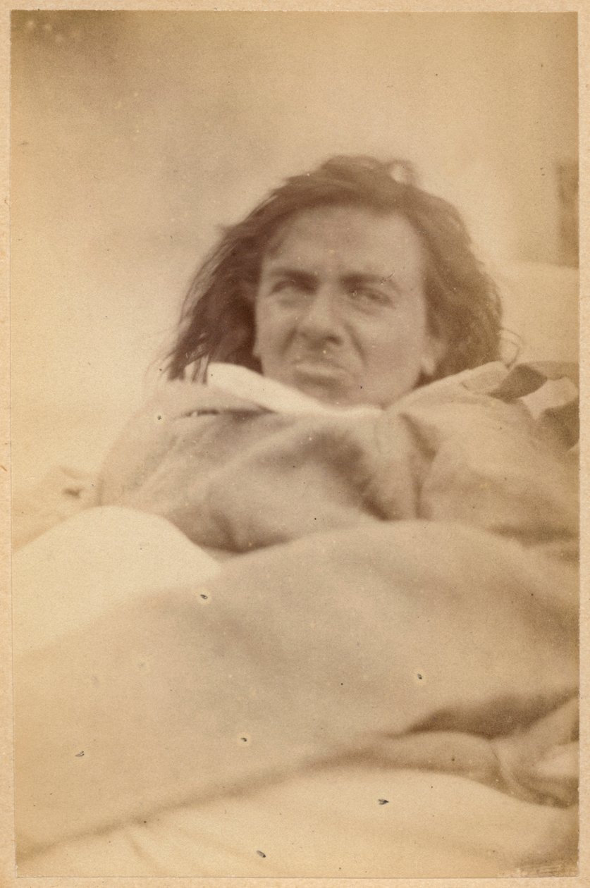 Hysterická epilepsie, halucinace, odpor, deska XXXV z „Iconographie Photographique de La Salpetriere“ od Bourneville a P. Regnarda, Paříž, 1876 (tisk alba) od Paul Regnard