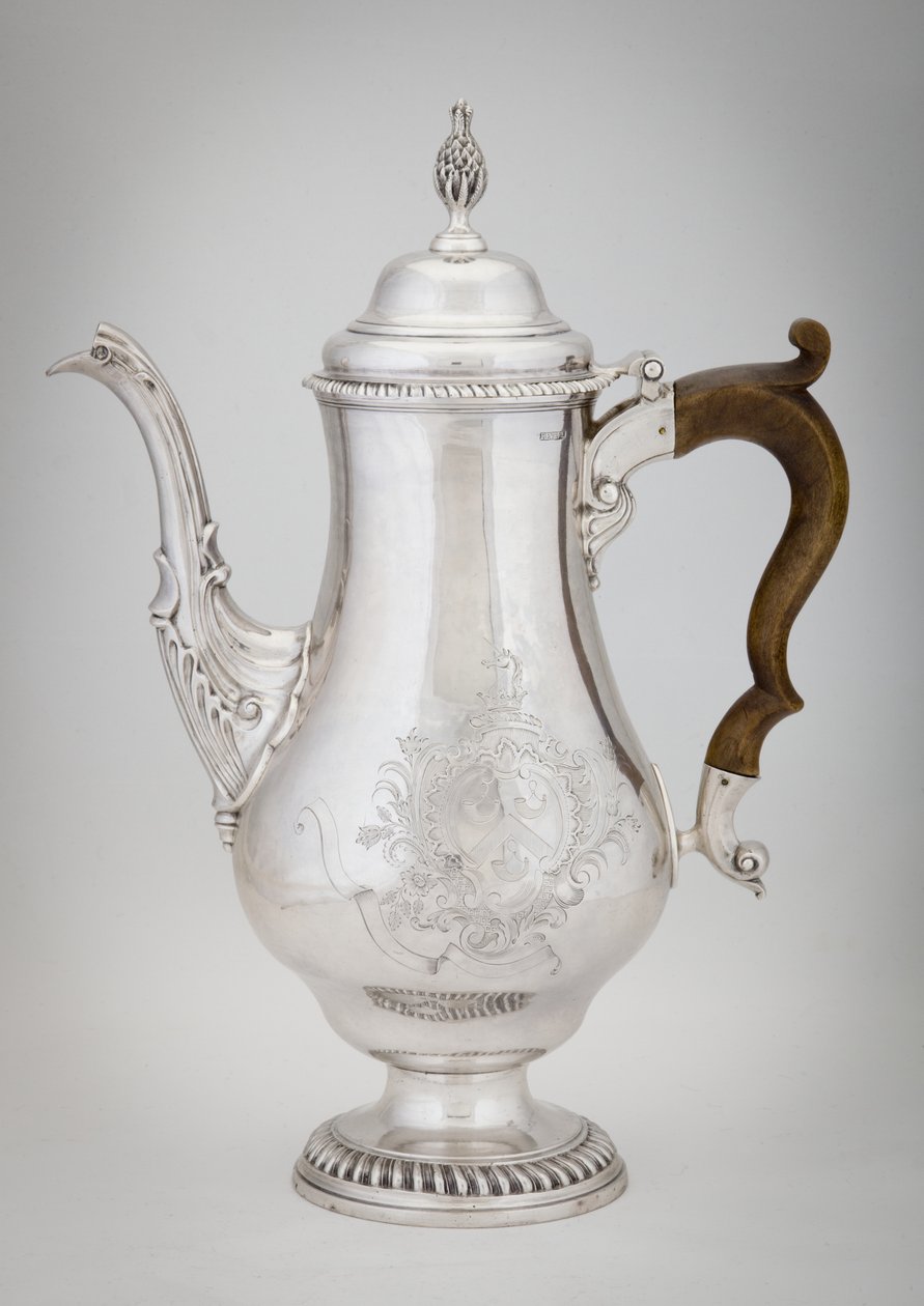 Kávová konvice, 1773 od Paul Revere