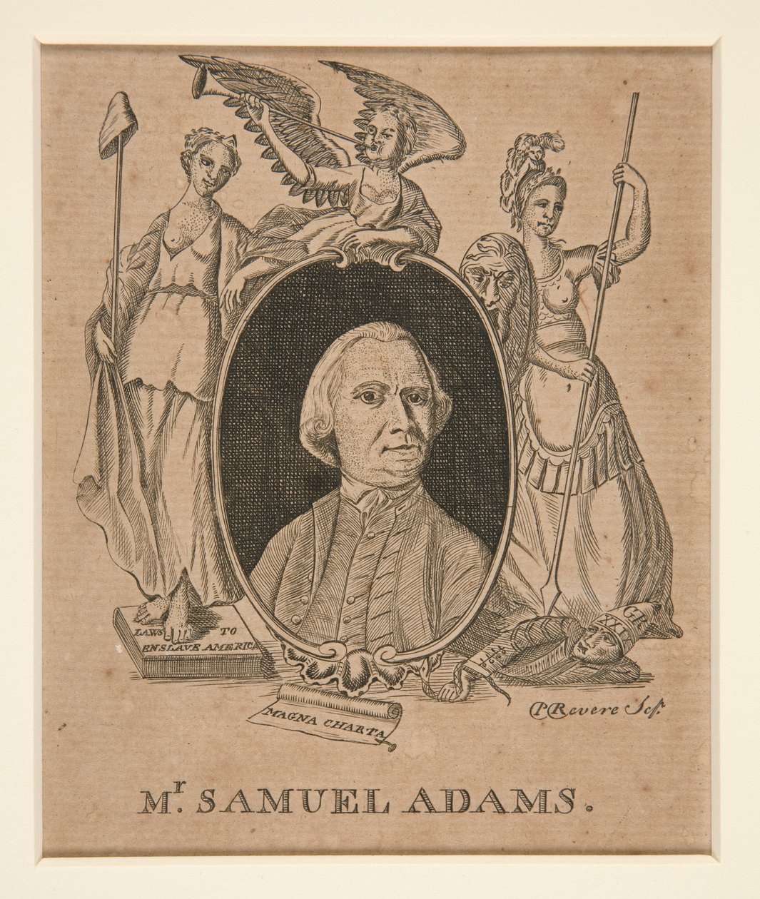 Samuel Adams od Paul Revere