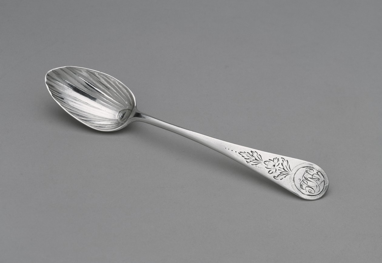 Čajová lžička, c. 1796-1805 (stříbro) od Paul Revere