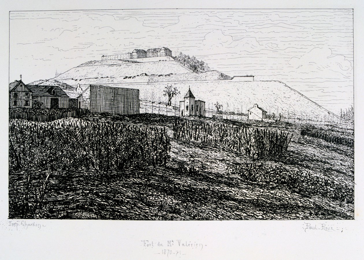 Fort du Mont Valerien, Vítězství Paříže, 1870-1871 od Paul Roux