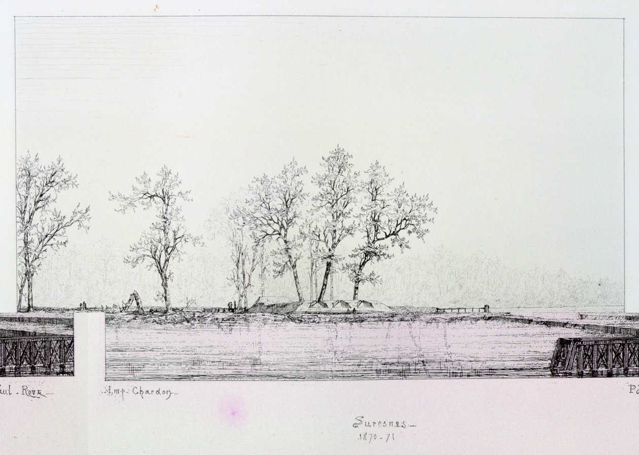 Suresnes, Siege of Paris, 1870-1871 od Paul Roux