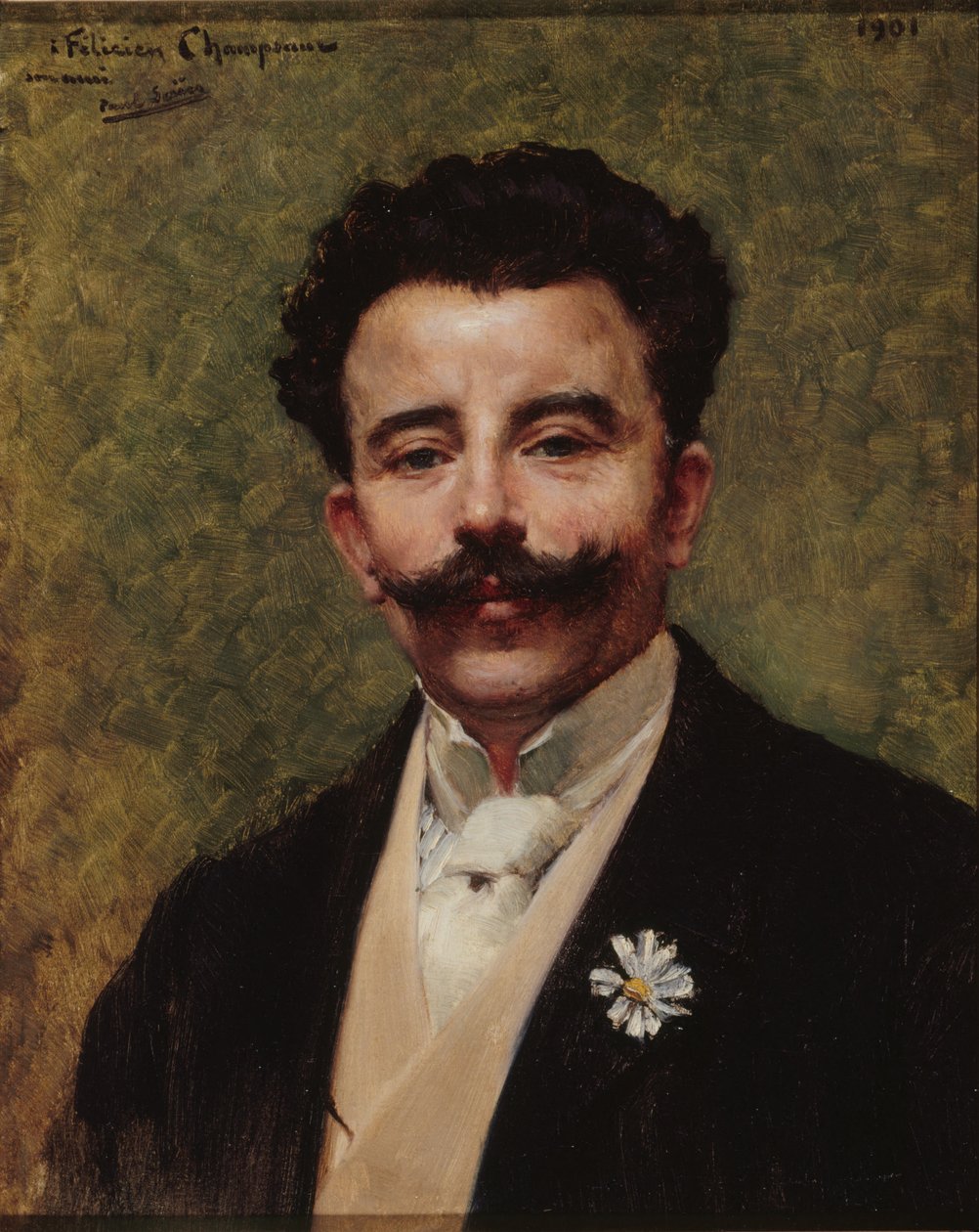 Portrét Felicien Champsaur 1859-1934, 1901. od Paul Saïn
