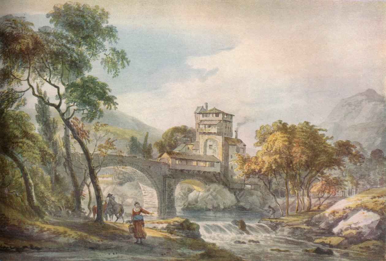 Klasická krajina, c18. století od Paul Sandby