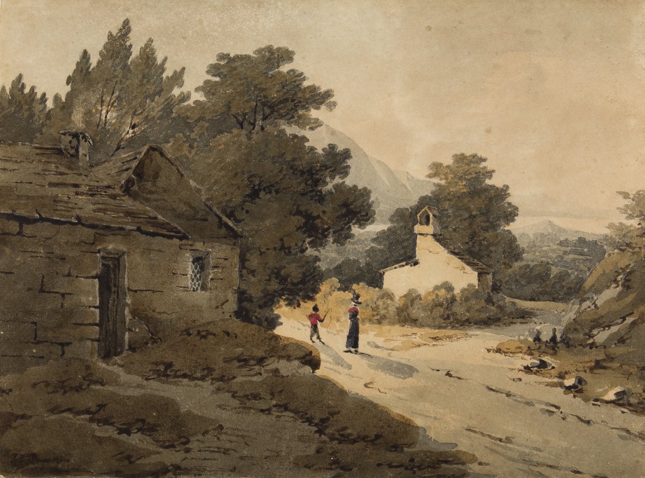 Bassenthwaite, Lake District (wc na papíře) od Paul Sandby