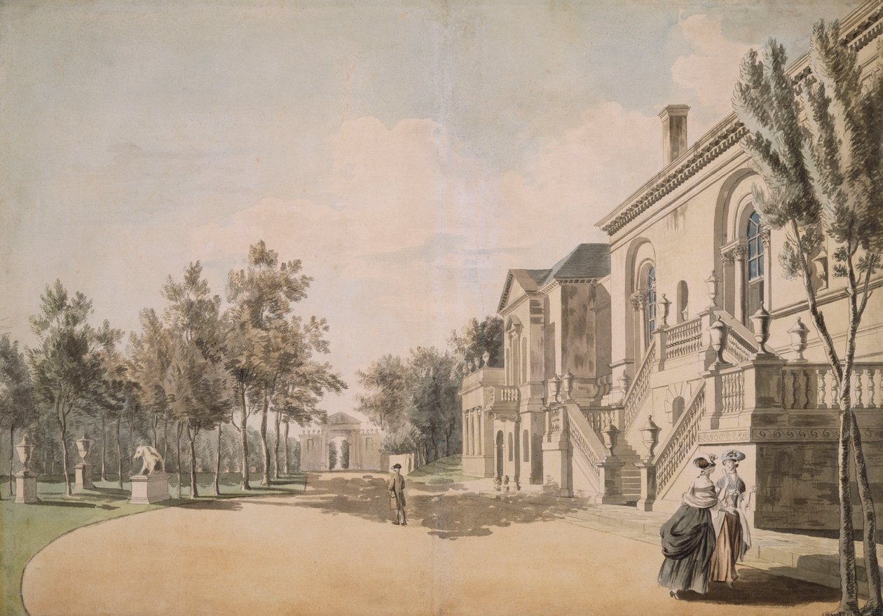 Chiswick House, 1766-1768 od Paul Sandby
