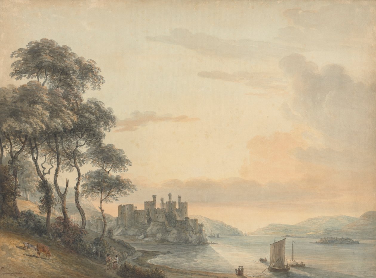 Hrad Conway od Paul Sandby