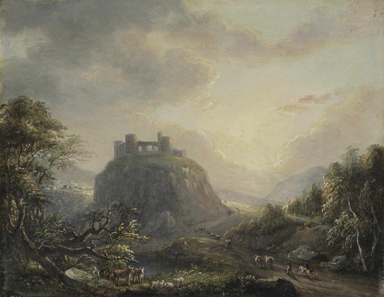 Krajina s hradem od Paul Sandby