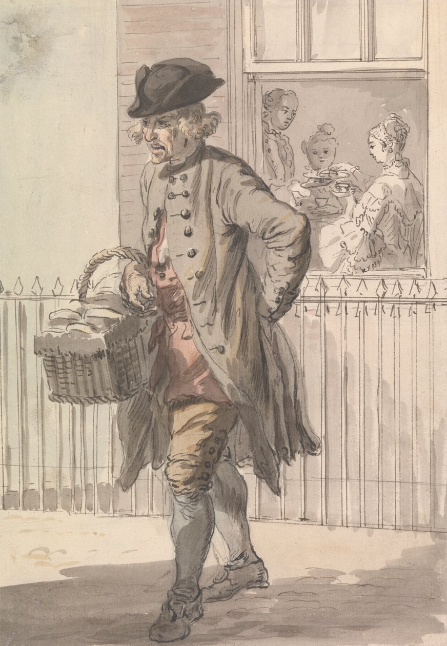 London Cries: A Muffin Man od Paul Sandby
