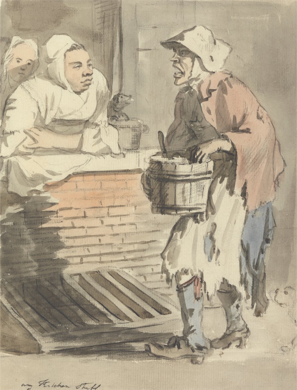 London Cries: "Jakékoliv věci do kuchyně" od Paul Sandby