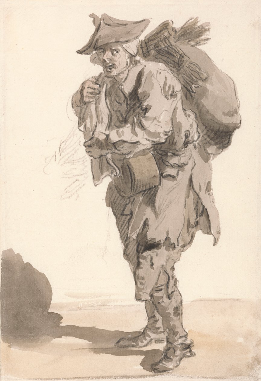 London Cries: Small Coal or Brushes od Paul Sandby