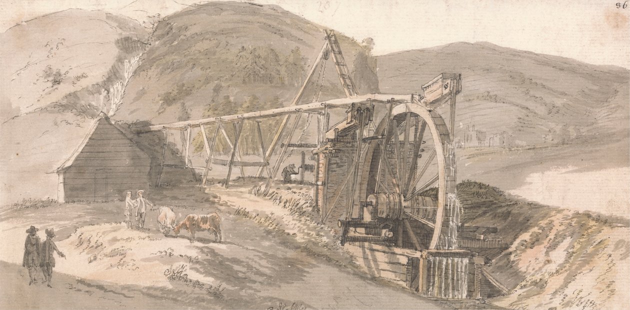 Lord Hopetoun Olověné doly od Paul Sandby