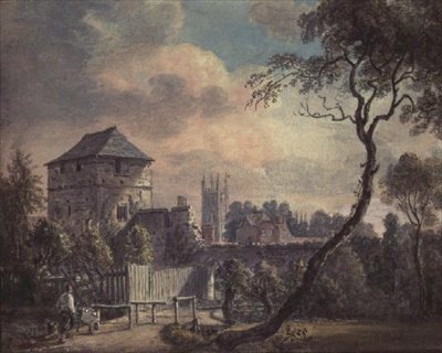 Magdalen Tower, Oxford od Paul Sandby