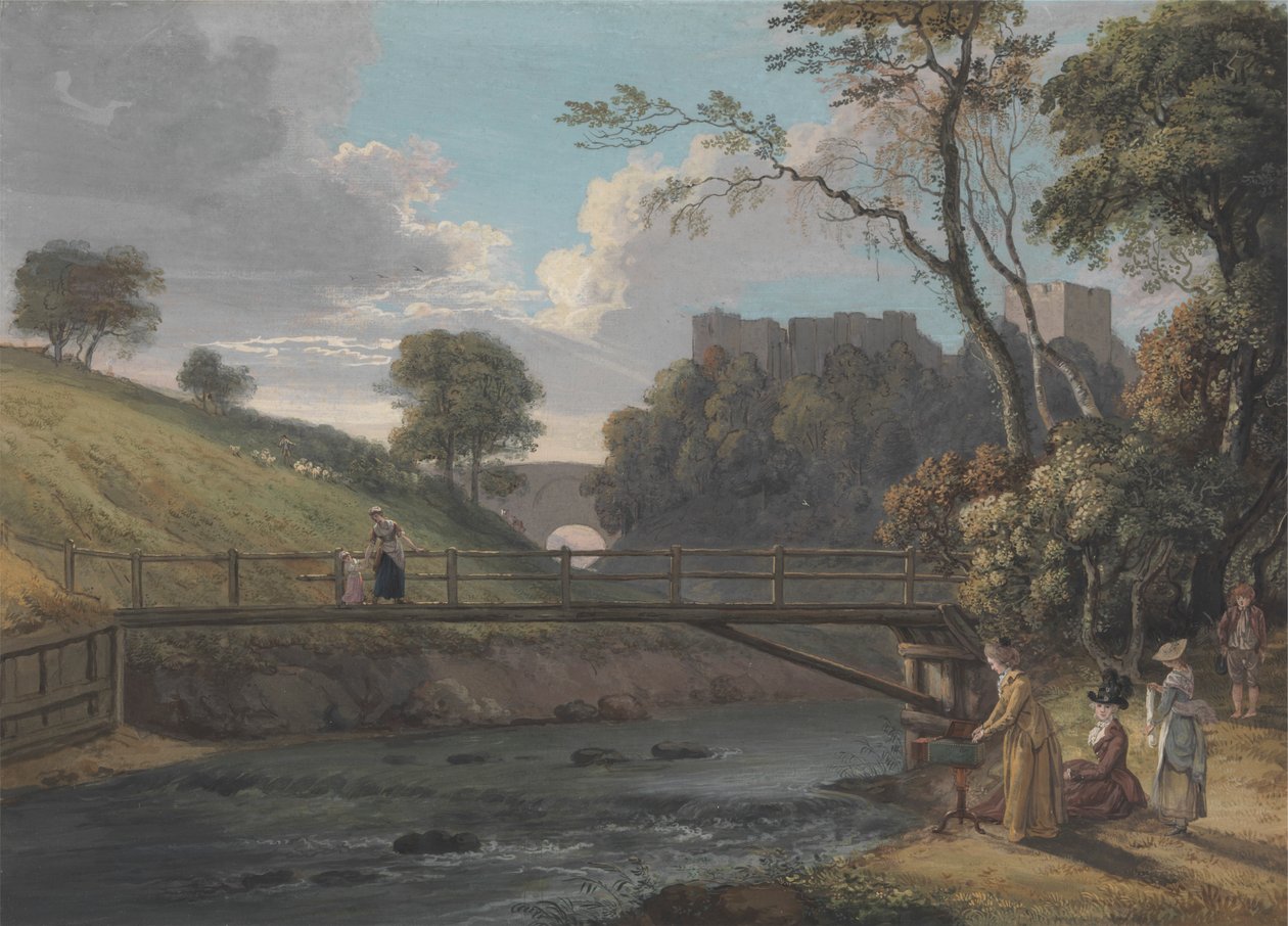 Hrad Roslin, Midlothian od Paul Sandby