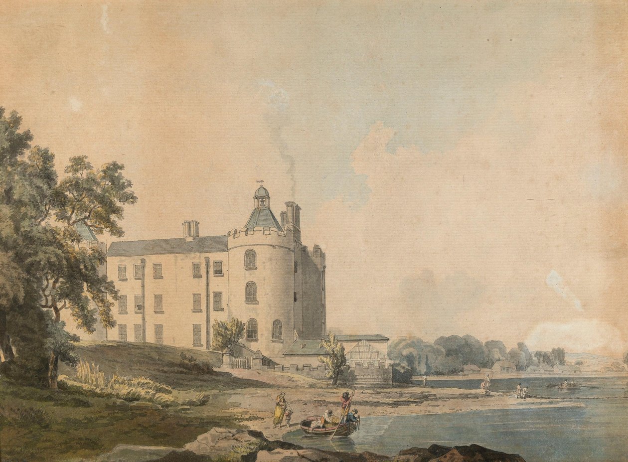 Hrad Shane, hrabství Antrim, dnes zbořený od Paul Sandby