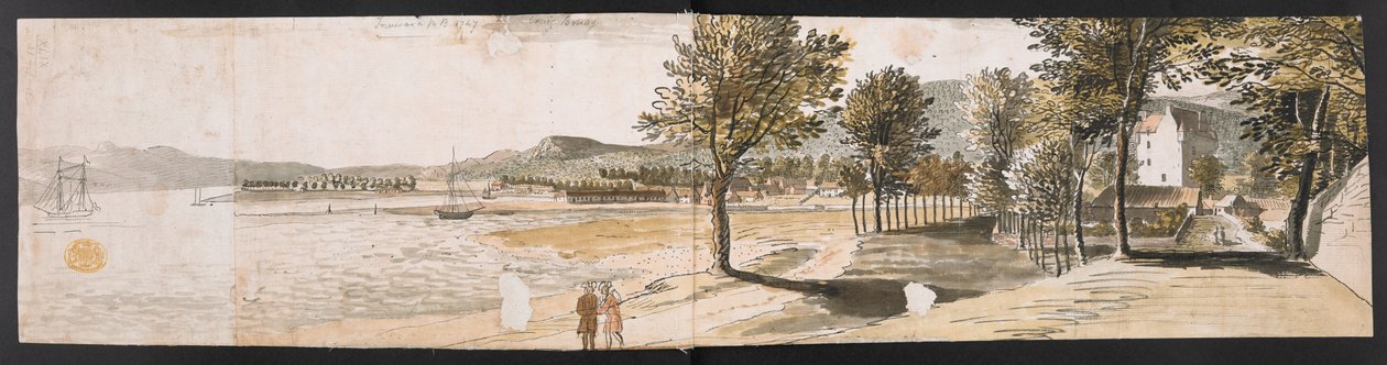 Pohled na Inveraray od Paul Sandby