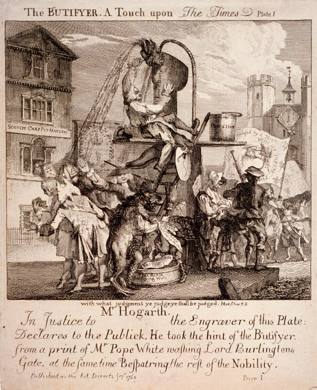 William Hogarth, 1762 od Paul Sandby