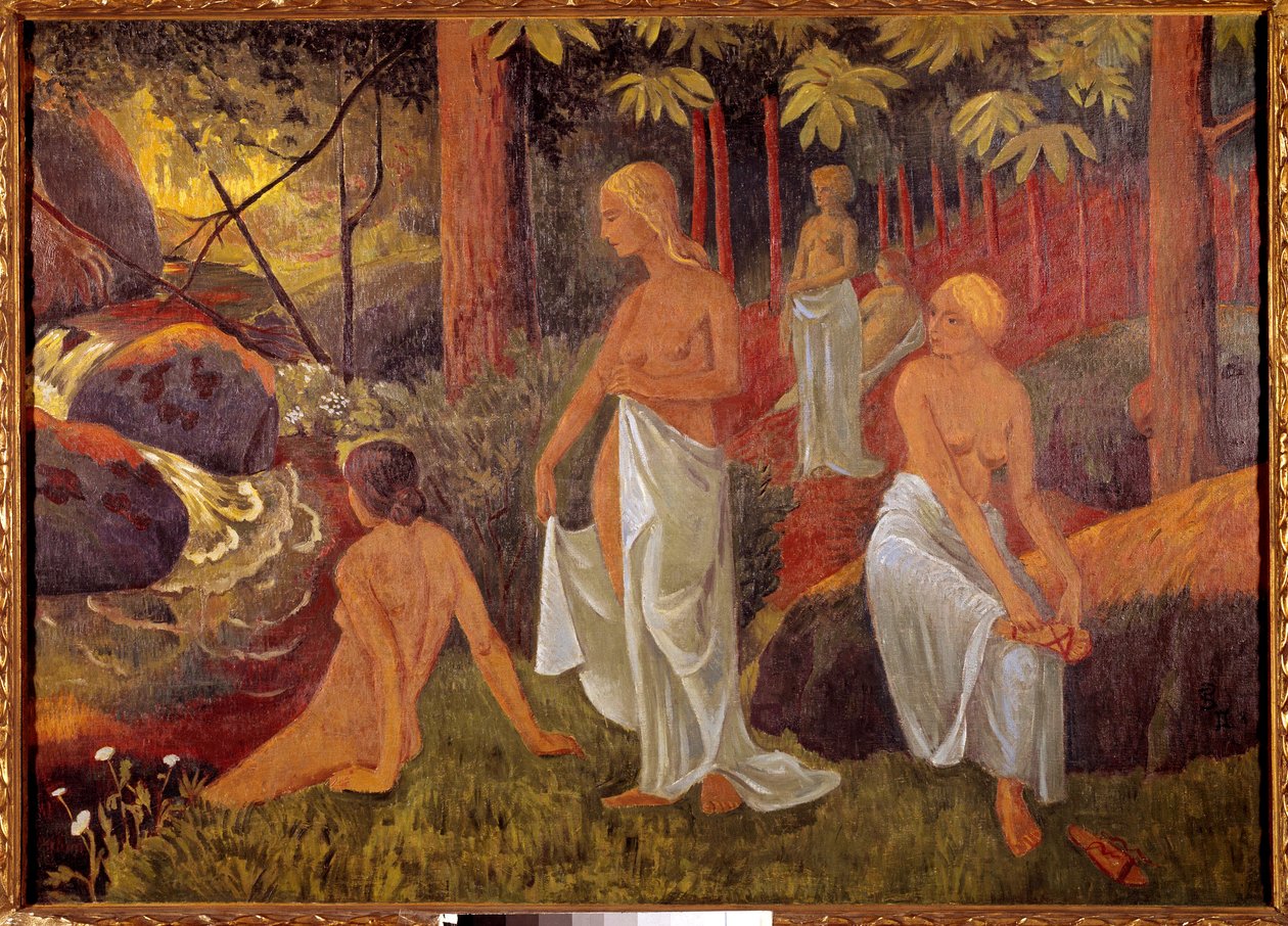 Obraz Bathers od Paula Serusiera (1863-1927) 1908 Paříž, Městské muzeum moderního umění od Paul Sérusier