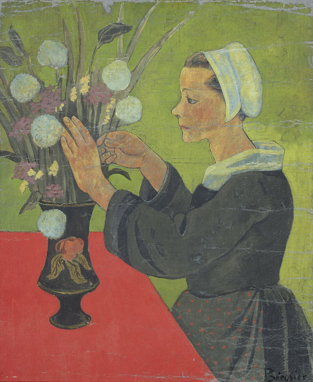 Bretonka s kyticí (Huelgoat) od Paul Sérusier