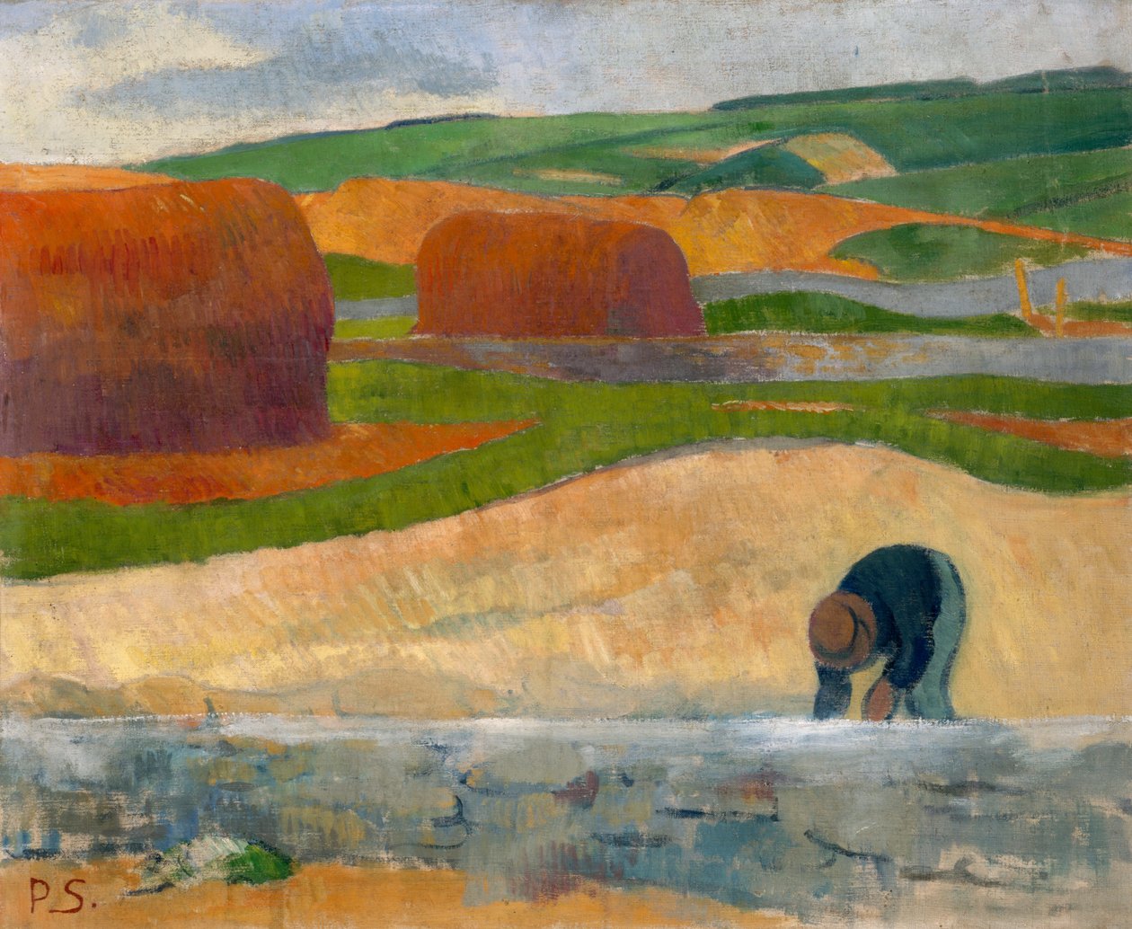 Sběračka mořských řas od Paul Sérusier