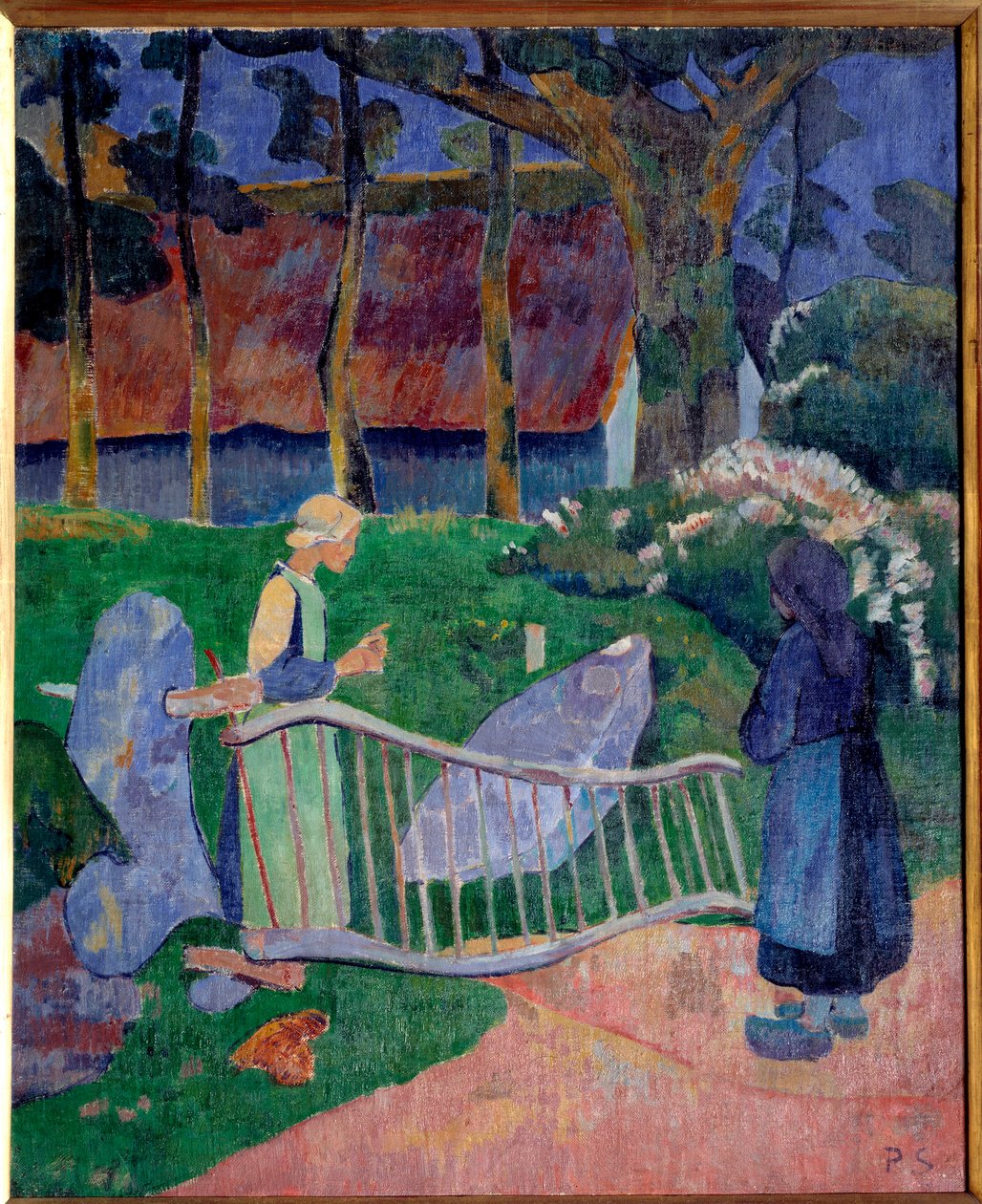 Květinový sud nebo pouldu. Obraz Paula Serusiera (1863-1927) od Paul Sérusier