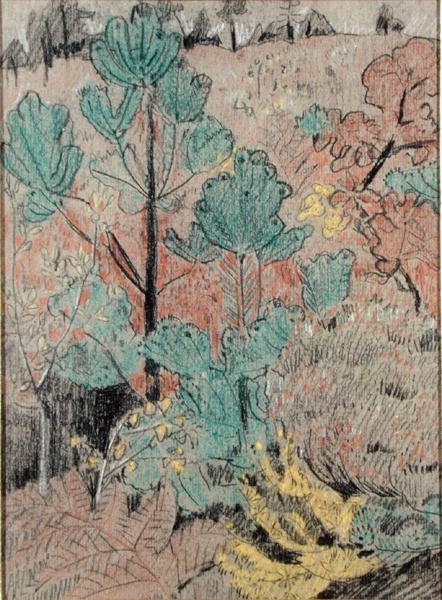Podrost (uhl a pastel na papíře) od Paul Sérusier