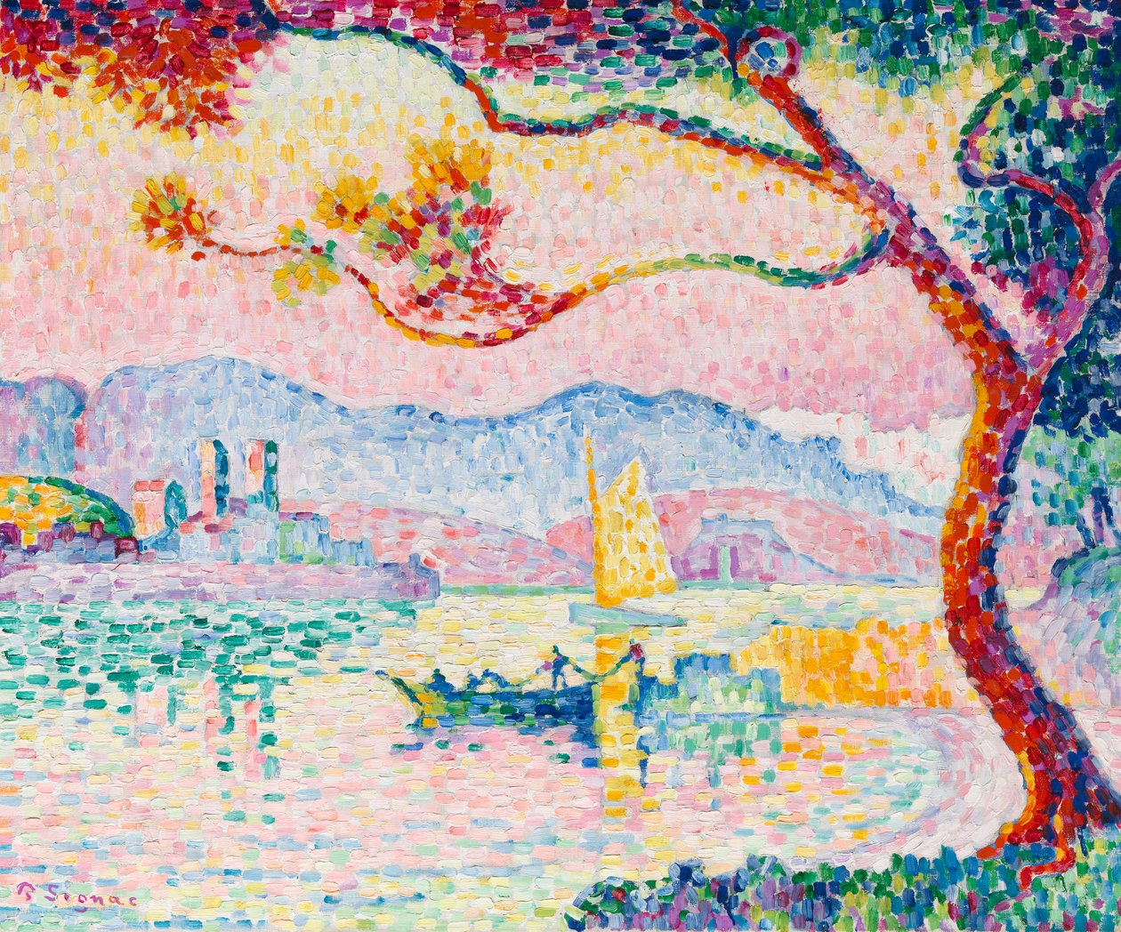 Antibes (olej na plátně) od Paul Signac