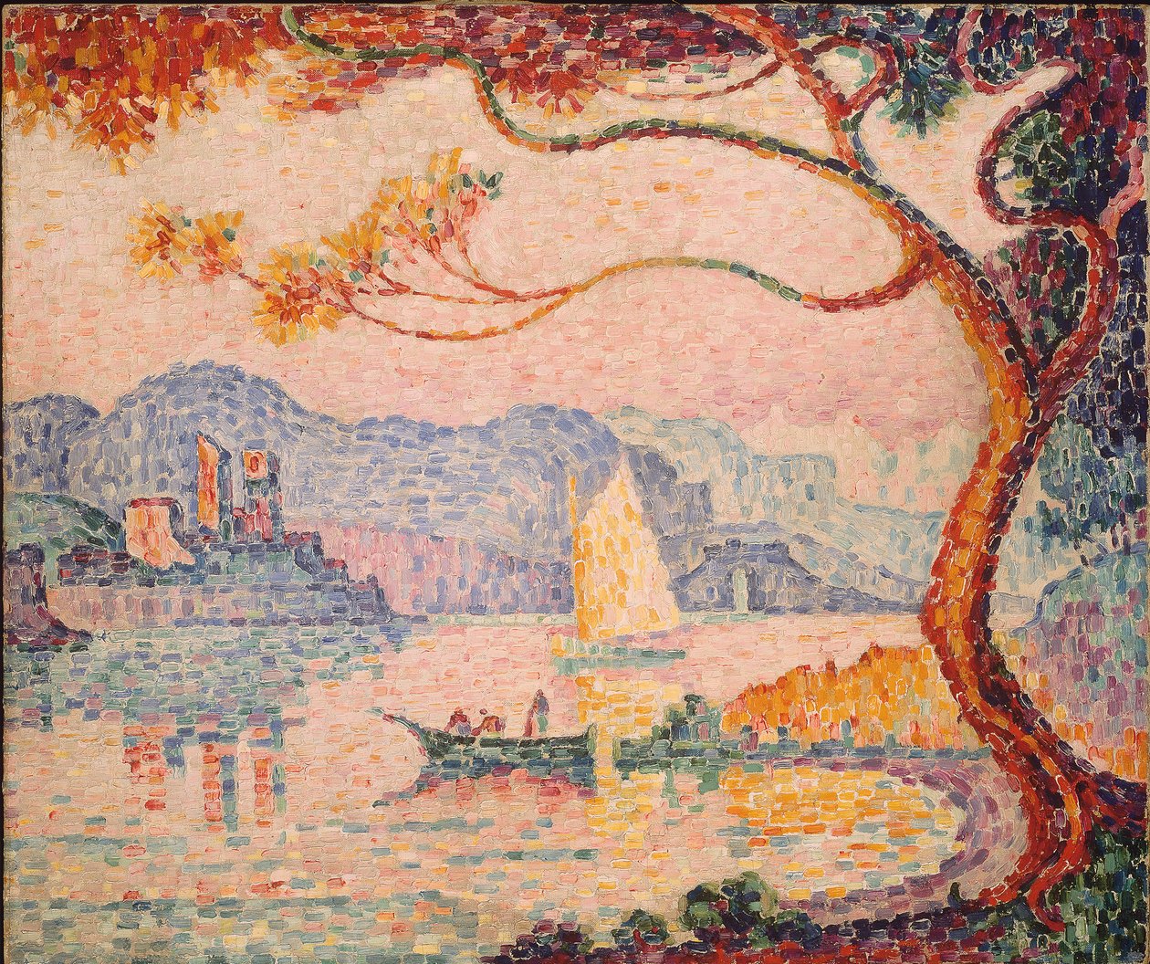 Antibes, Malý přístav od Bacon, 1917 od Paul Signac