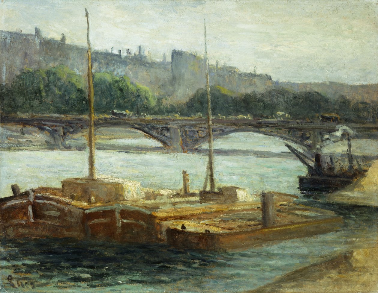 Lodě v Groix; Lodě v Groix, od Paul Signac