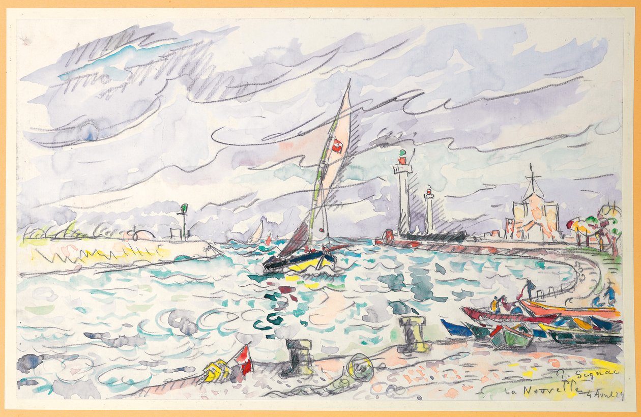Ciboure, Saint-Jean-de-Luz, 1920 od Paul Signac