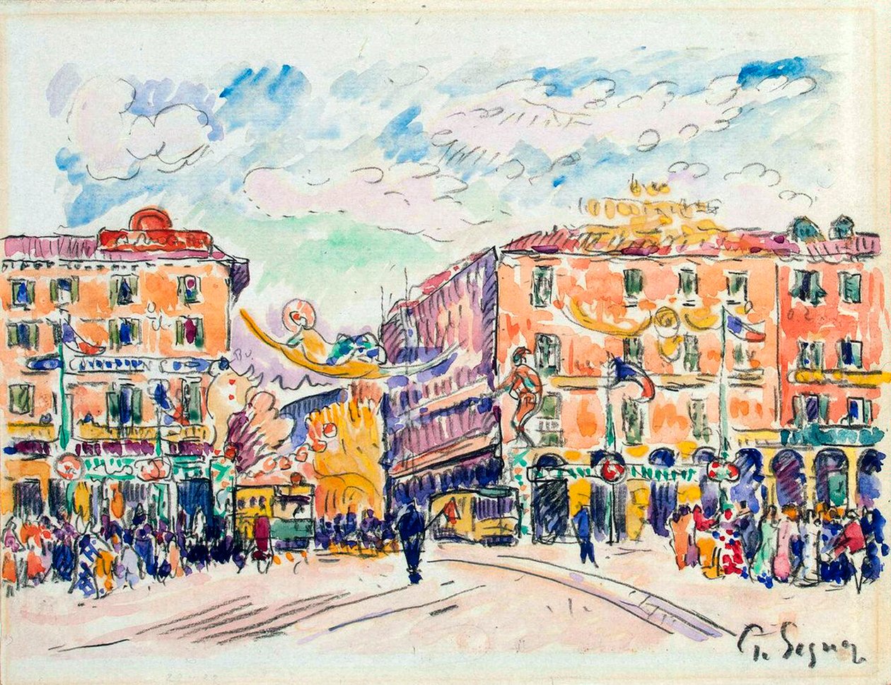 Městské náměstí, c1925. od Paul Signac